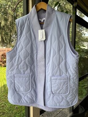 Westbound Reversible Women’s Vest purple Heather size XL, NWT